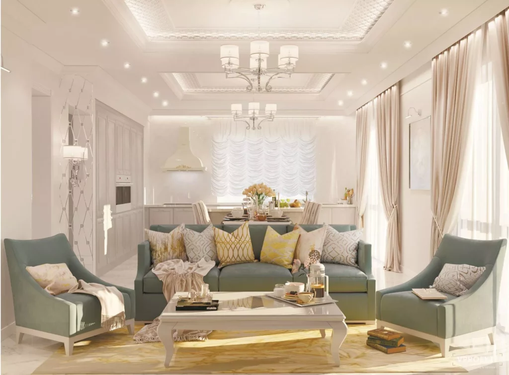 Дизайн коттеджа Etude Family Club (250 м2)